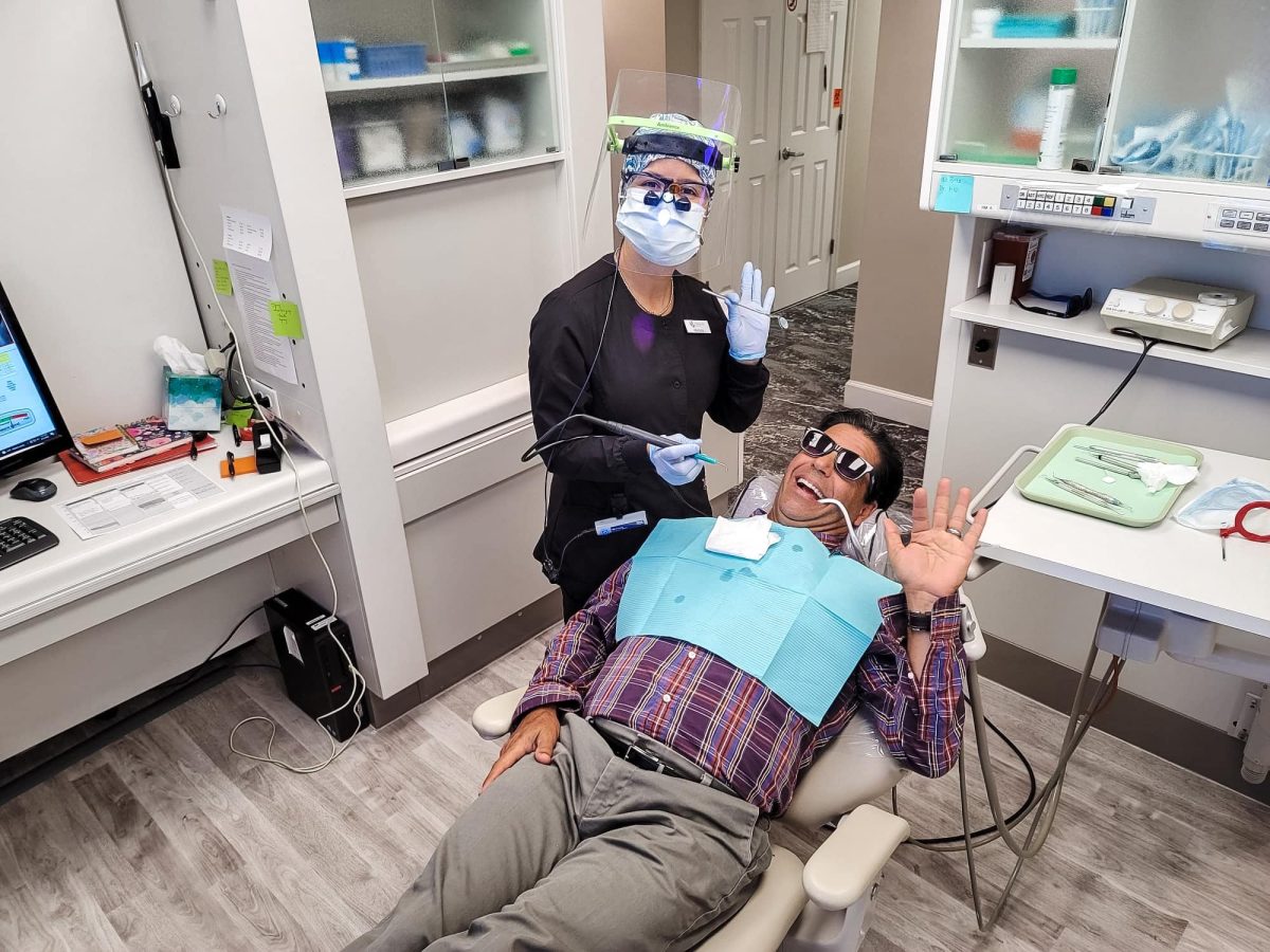 patient at Indigo Dental