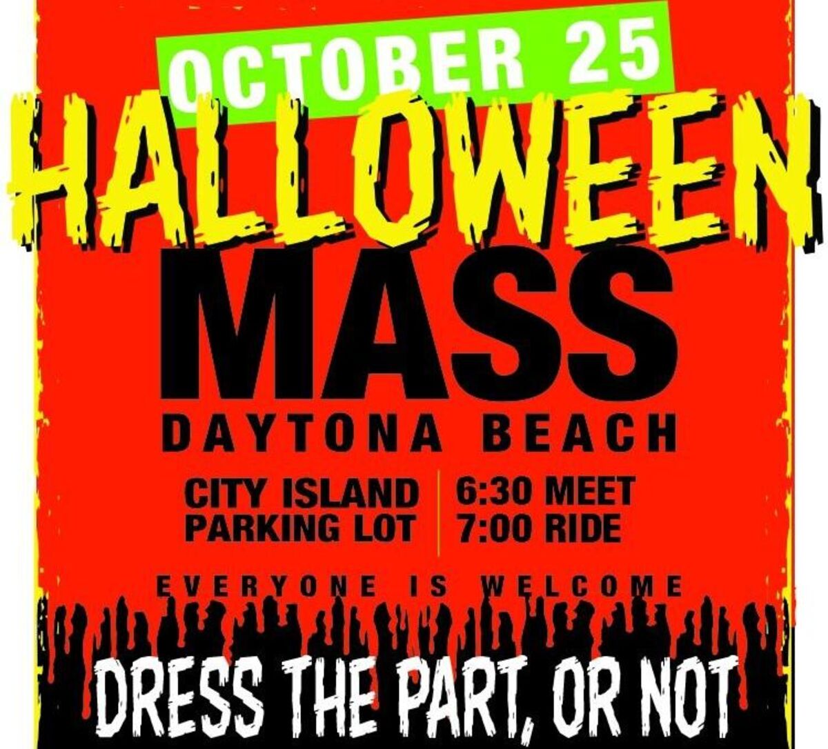 Pedal into Halloween: Daytona Beach's Critical Mass Ride Awaits You!