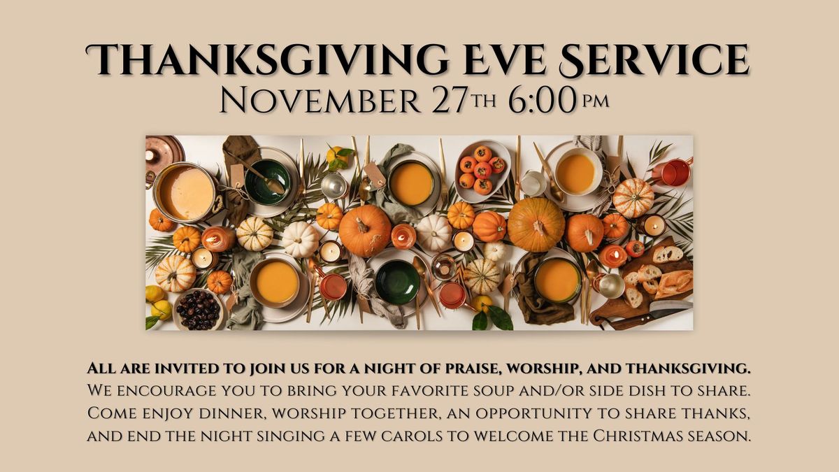 Thanksgiving Eve: A Night of Praise and Community in Daytona Beach