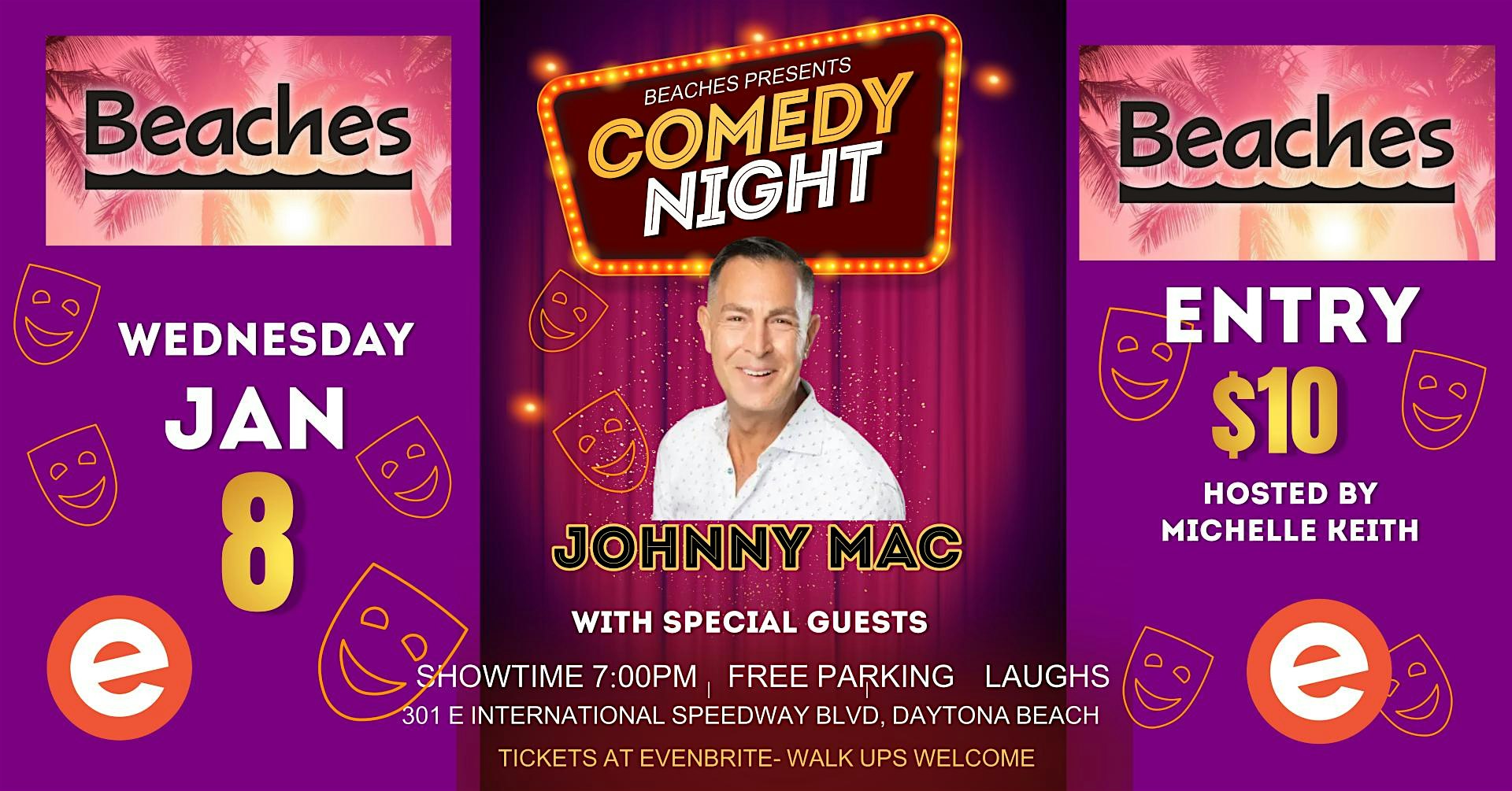 Comedy Lovers Unite: Beaches Comedy Night in Daytona Beach